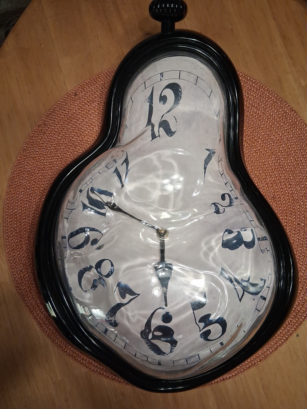 Salvador Dali Surrealist Melting Wall Clock Battery Operated From Hobby Lobby